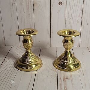 Vintage Bombay Company Brass candlesticks Candle Holder